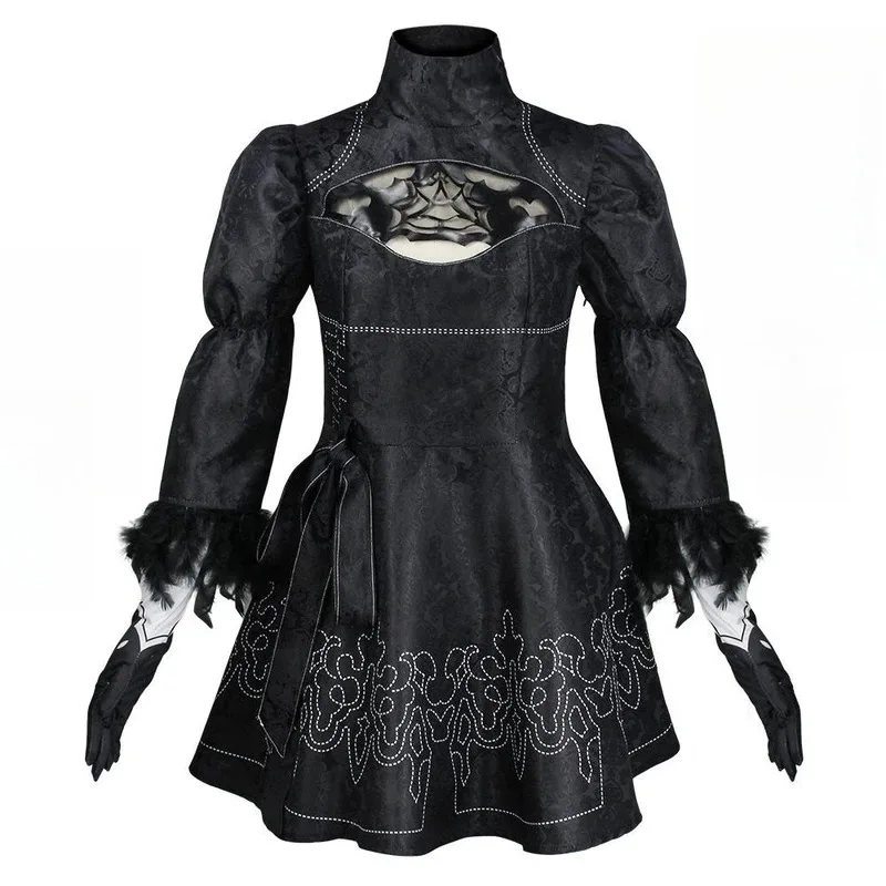 Nier Automata 2B Cosplay Costume Women Sexy Costume Game Set Female Role Playing Costume Girl Halloween Party Fancy Dress
