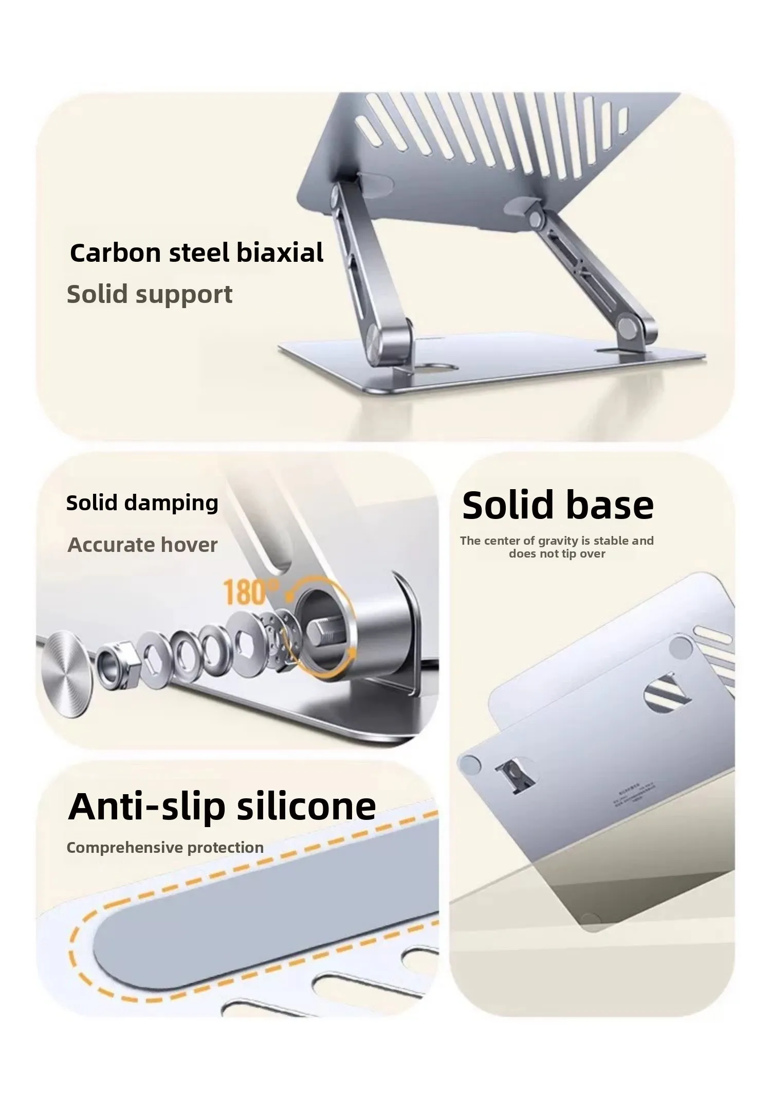 UGREEN Laptop Stand Height Adapter Tablet Support Stand with Heat Dissipation Adjustable Height Vertical Rotatable Stand