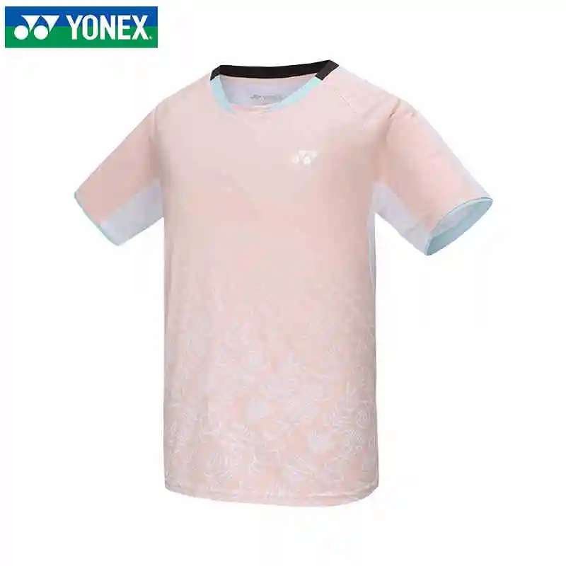 YONEX-Vêtements de badminton à manches courtes pour hommes et femmes, Économie à séchage rapide, Absorbant la sueur, Respirant, Entraînement, Imbibé, Nouveau, 2024