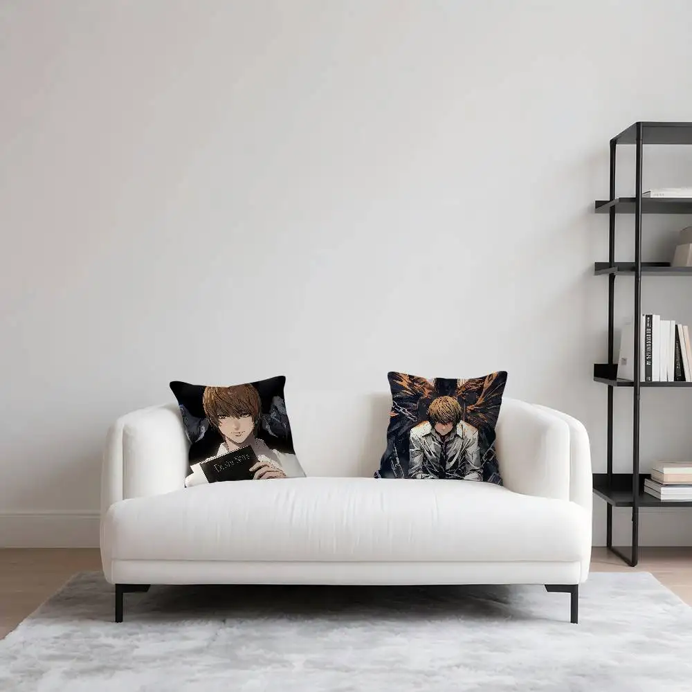 

Death Note Light Yagami Подушка Подарок Украшение Домашнего Офиса Спальня Диван Автомобильная Подушка Чехол 45x45