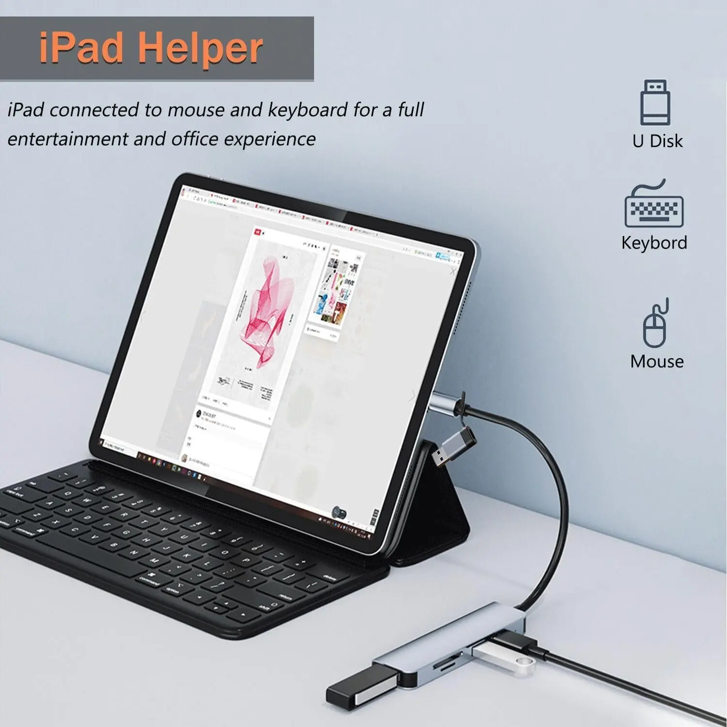 10 Uds 5 en 1 concentrador de USB-C de aluminio 4K 3 puertos USB 3,0 lector de tarjetas de memoria para PC portátiles MacBook Pro/Air IMac Pro Trans de datos de superficie