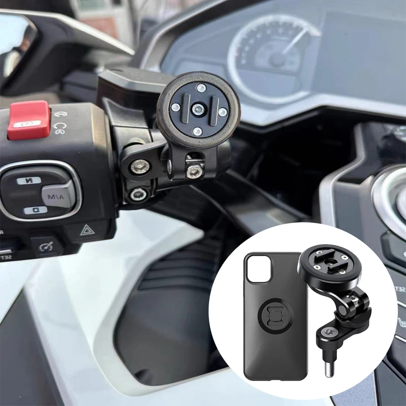 Motorcycle Clutch Support Shock-Absorbing Anti-Shake For M6 Screw Holes Fix The Mobile Phone Holder For IPhone 8 11 12 13 14 15