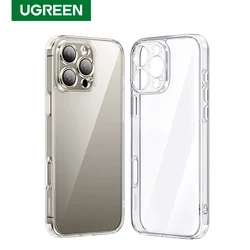 UGREEN Clear Case for iPhone 16 Pro Max Shockproof Cases Transparent Cover for iPhone 15 Pro 16 Plus Phone Protective Case