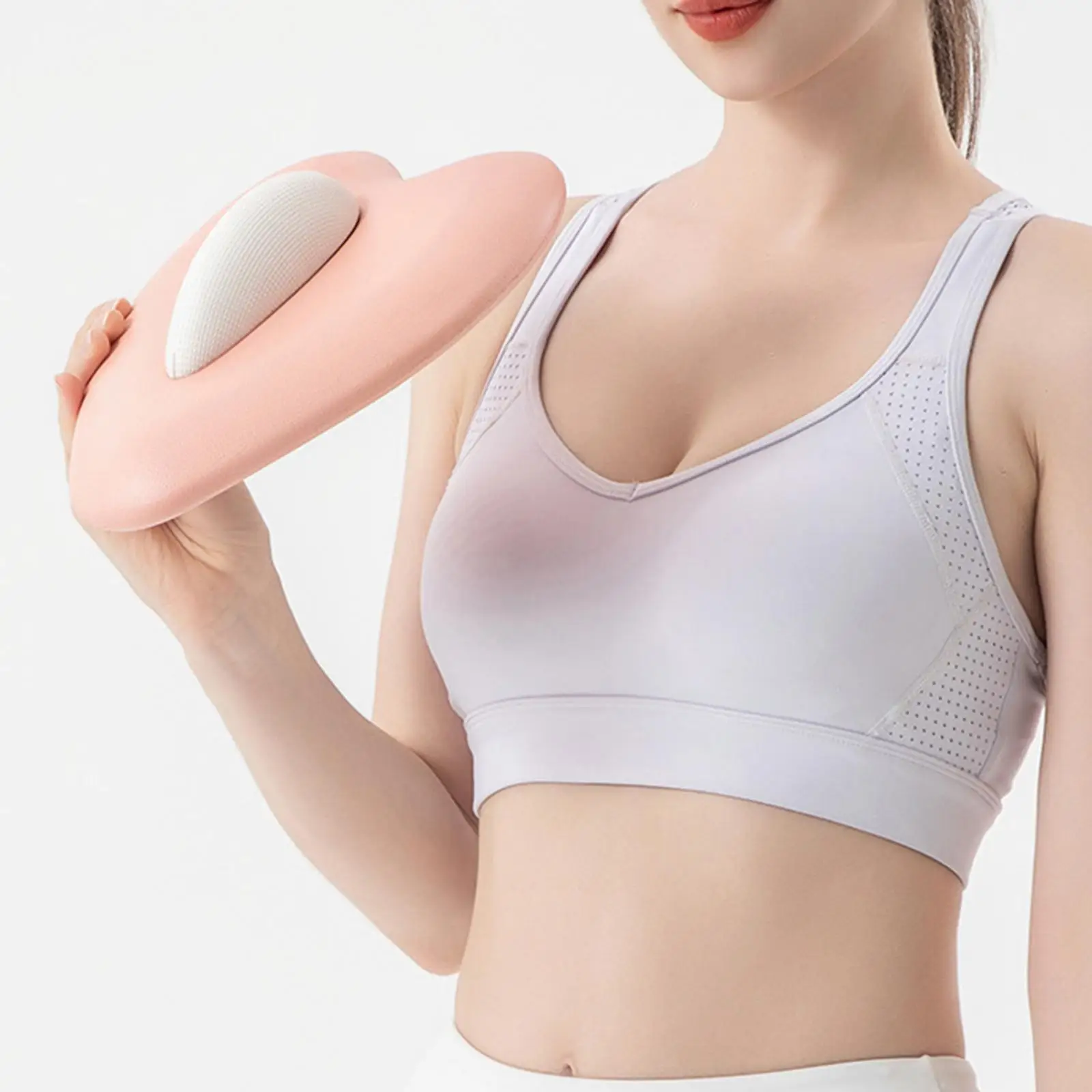 

Pelvic Floor Muscle Training Women Pelvic Floor Exercise for Sports Exercise Pink White