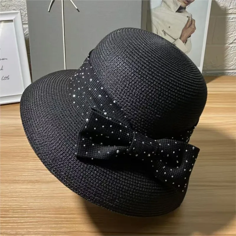 Hepburn style sweet basin hat fashionable fisherman wide-brimmed