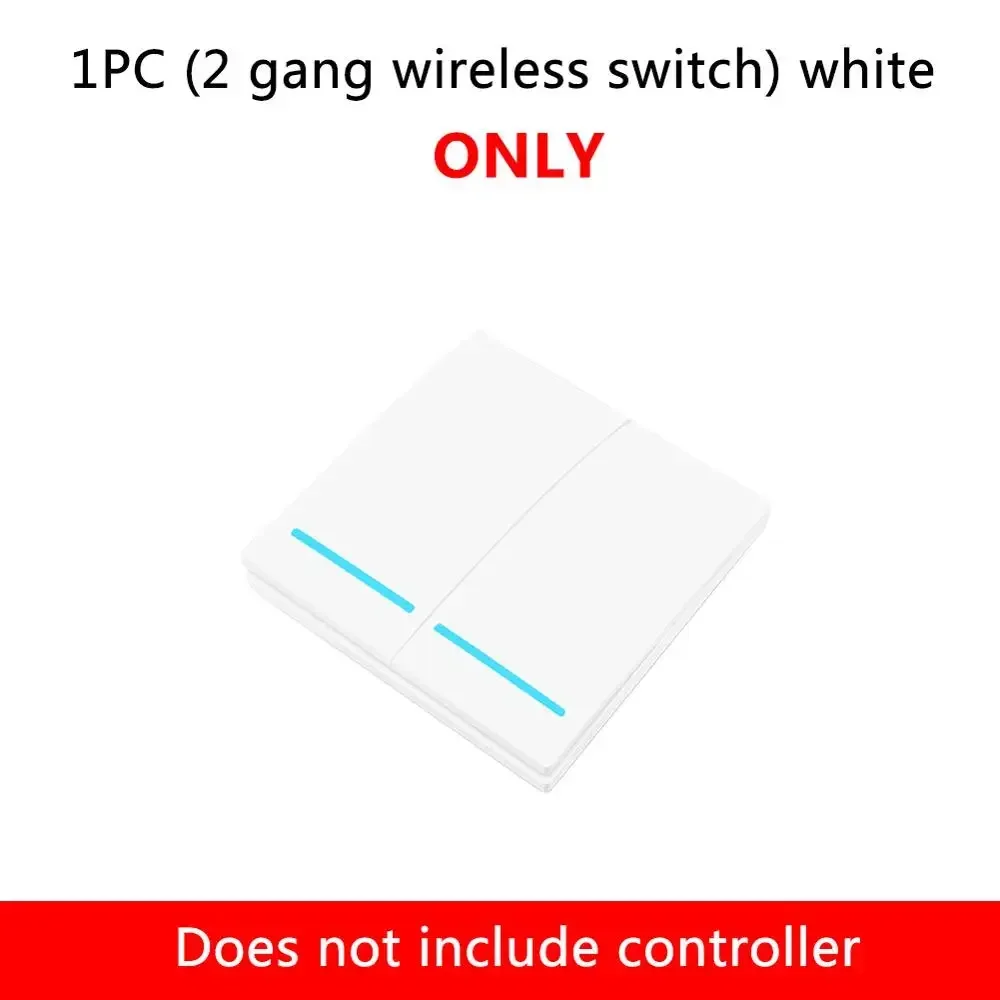 Variant: white 2 gang only