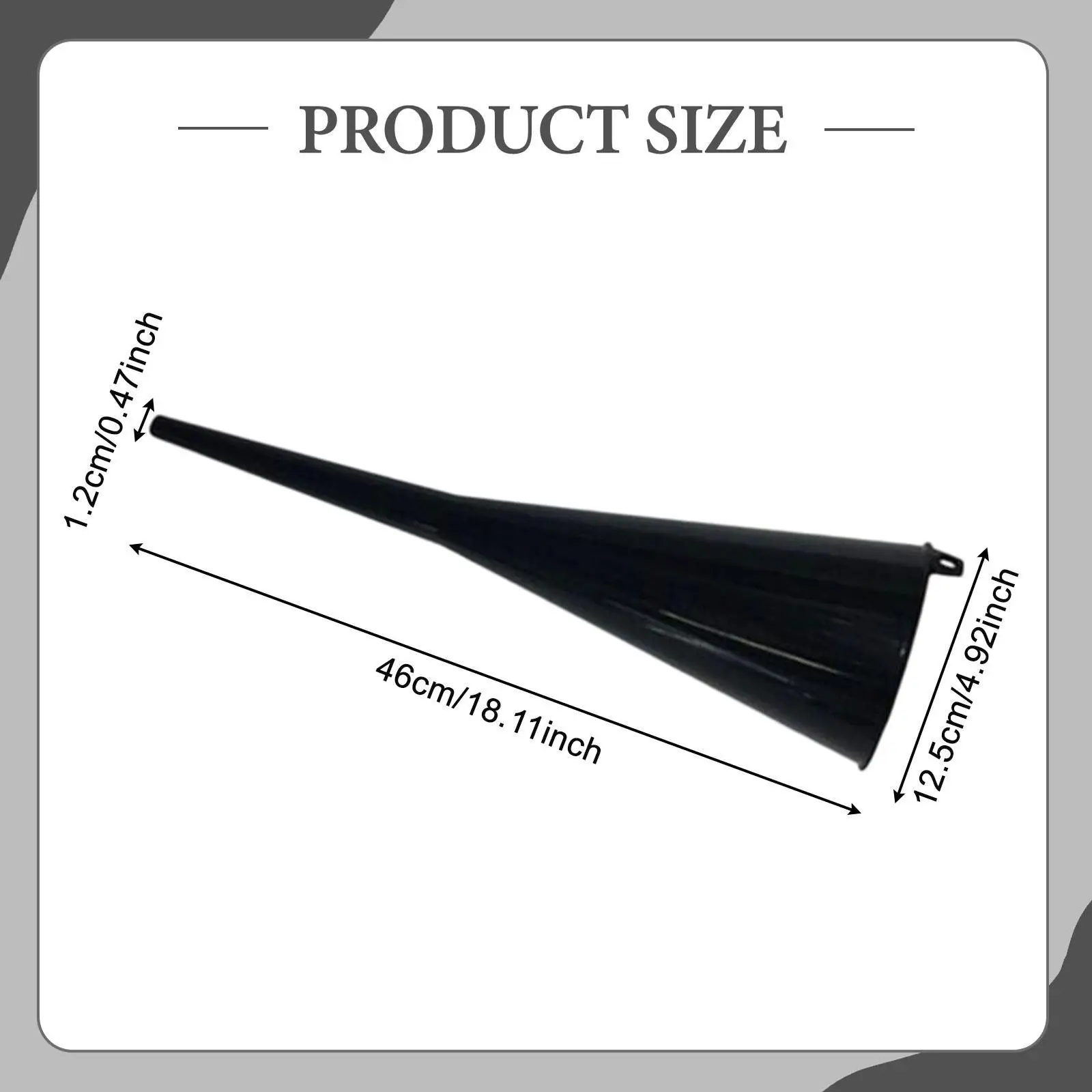 قمع الزيت مرن وعملي ومتعدد الوظائف وخفيف الوزن لتغيير الزيت ورقبة طويلة وملحقات السيارة #6