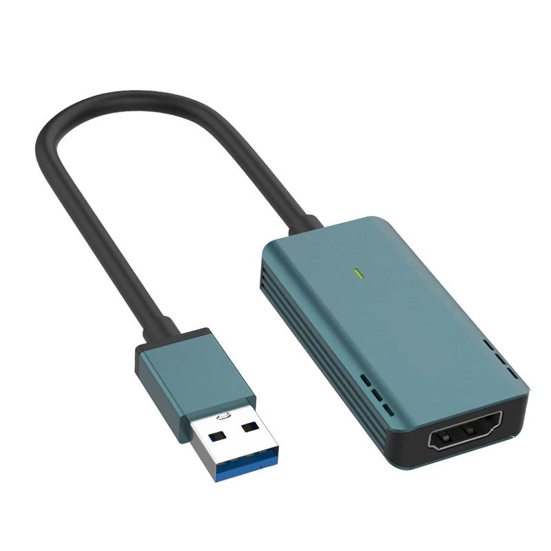 Adaptor game USB kompatibel dengan USB, USB Video Capture Card dock station HDMI kompatibel dengan Extender pemisah Adapter berbagi layar