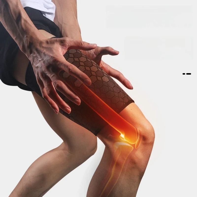 High Elastic Thigh Support Sleeve Compression Leg Guard for Basketball Cycling Football Prevent Sports Muscle Strain