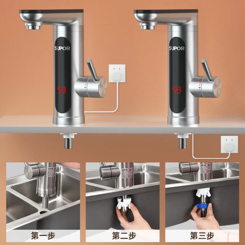 Rubinetto per acqua a riscalda - Home Bathroom Water Heater recensione e prezzo