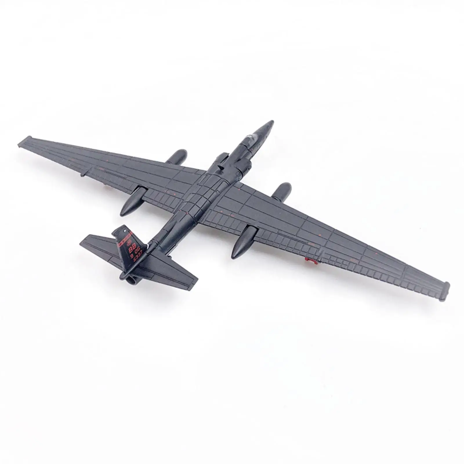 1:144 U2 Reconnaissance Airplane Model with Stand, Display ,13.5Cmx21.5cm