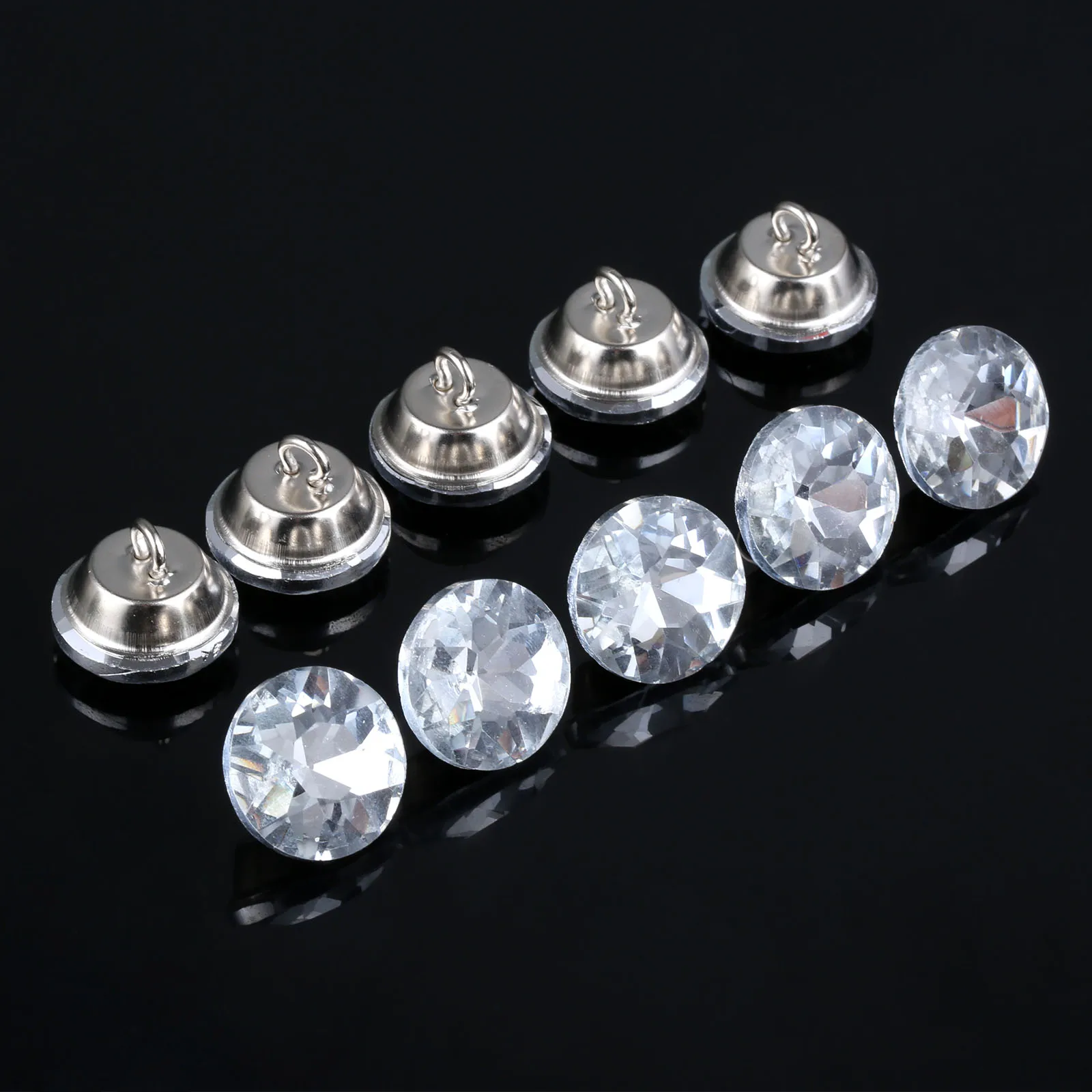 10Pc 14/16/18/22mm Decorative Buttons Diamond Crystal Rhinestone Upholstery Button Sofa DIY Headboard Buttons Sewing Accessories