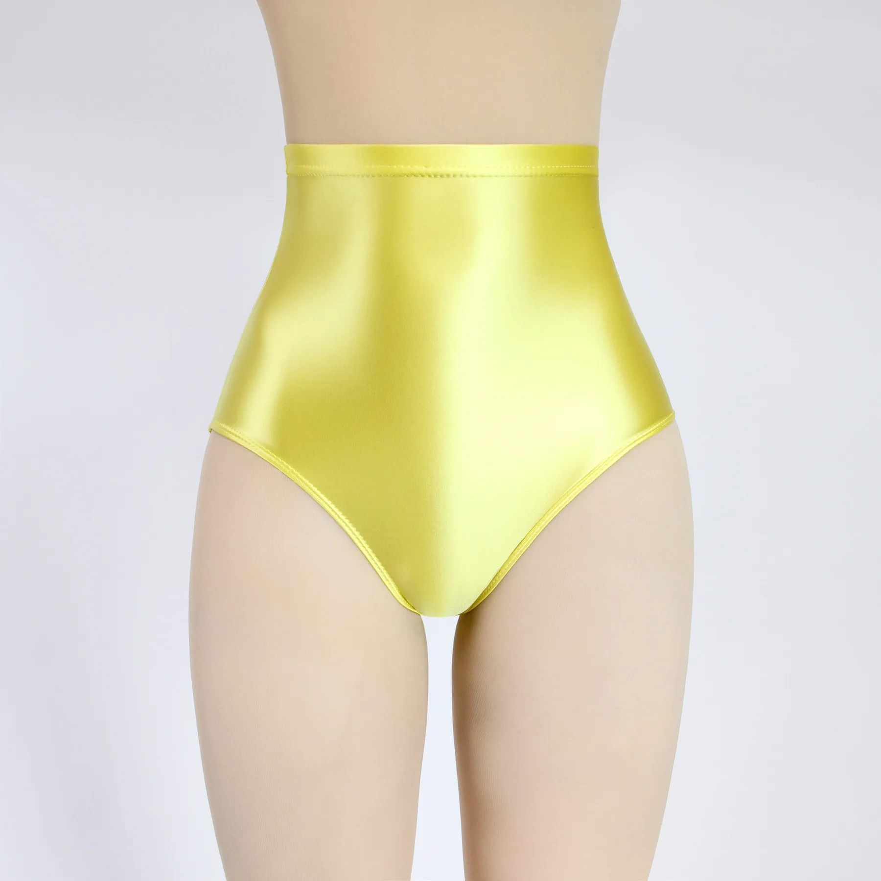 XClocKNYoung satin glossy briefs lustrous pants bikini super high waist tights can be worn outside satin glossy underwear
