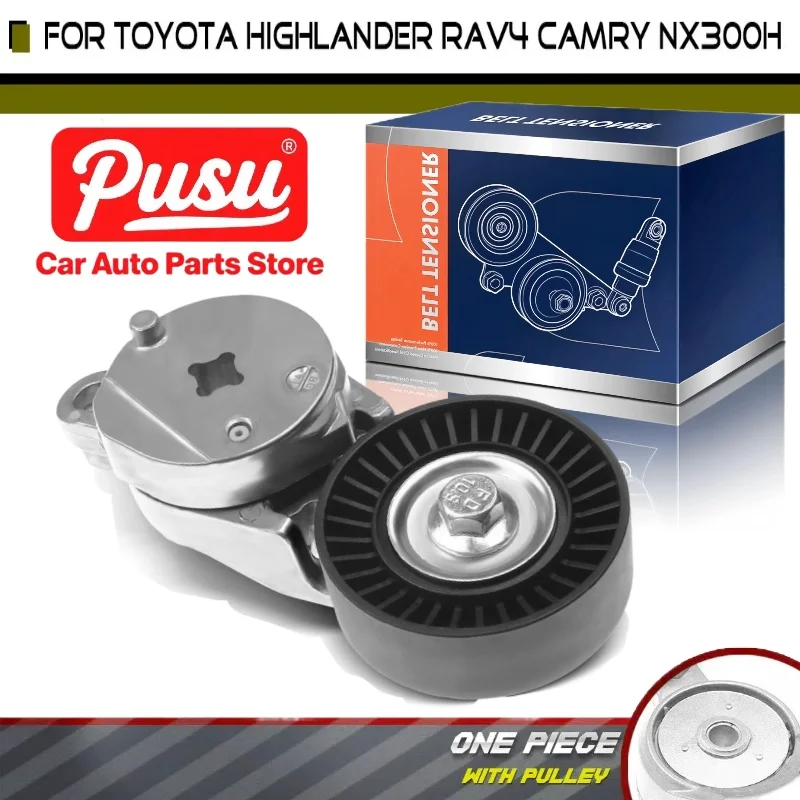 

Belt Tensioner Pulley Assembly Compatible for 2012-2016 Toyota Camry 09-16 RAV4 Highlander 09-15 Venza 11-13 Sienna 2.5L 2.7L