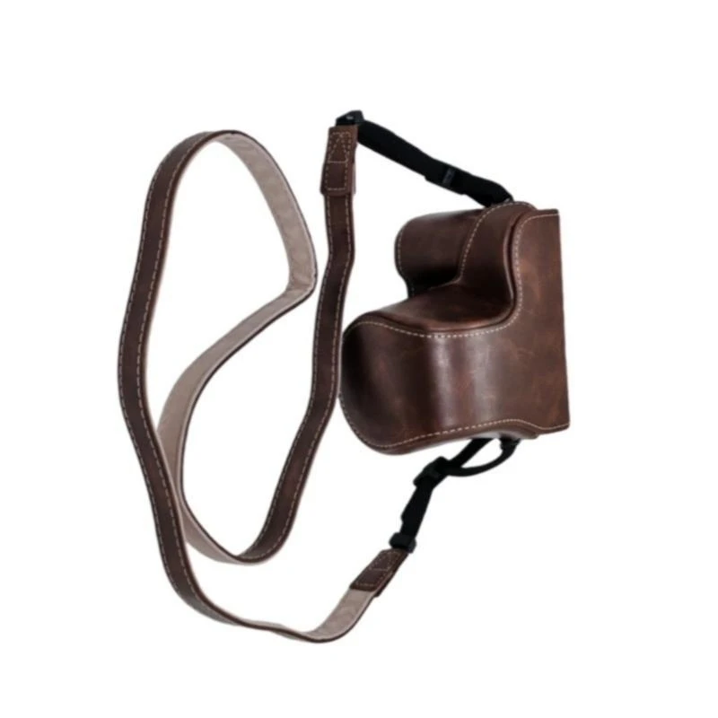  Travel Friendly Design Practical Camera Housing Leather Texture for A5000 A5100