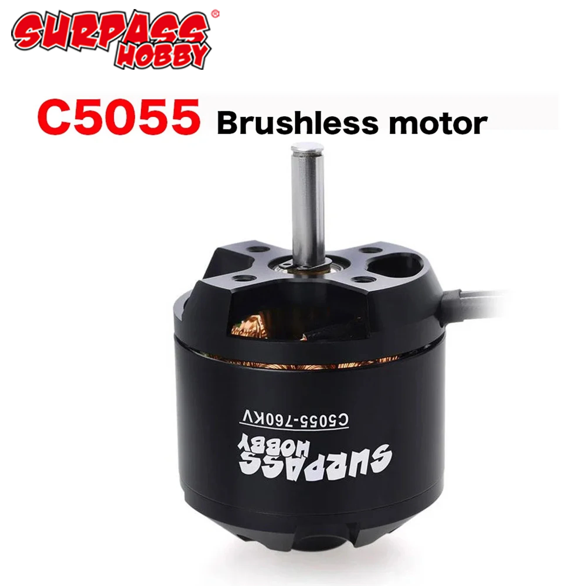 SURPASS HOBBY C5055 5055 760KV 570KV Brushless Motor for Fixed Wing Airpalne Aircraft Multicopters RC Plane Helicopter Drone