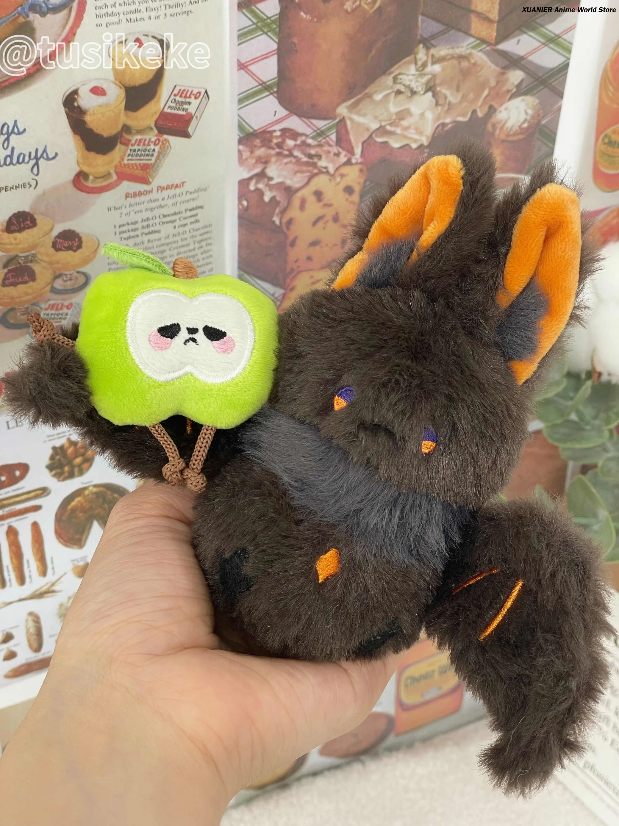 

Anime Caleb Attribute Love and Deepspace Cosplay Kawaii Bat Dango Pendant Keychain Fans Gift