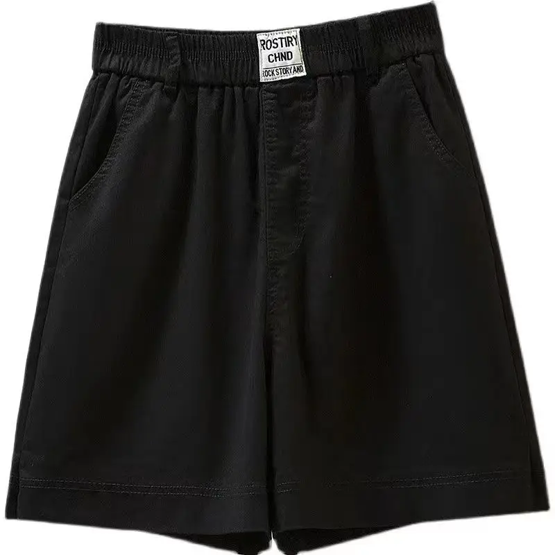 Summer New Loose Fit High Waist Shorts Women Fashion Wide Leg Slimming Casual Versatile Comfortable  Five-point Pants