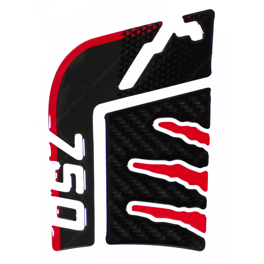 Motorcycle Tank Pad Sticker For Honda XL750 Transalp 3D Epoxy Resin Protective Sticker Middle