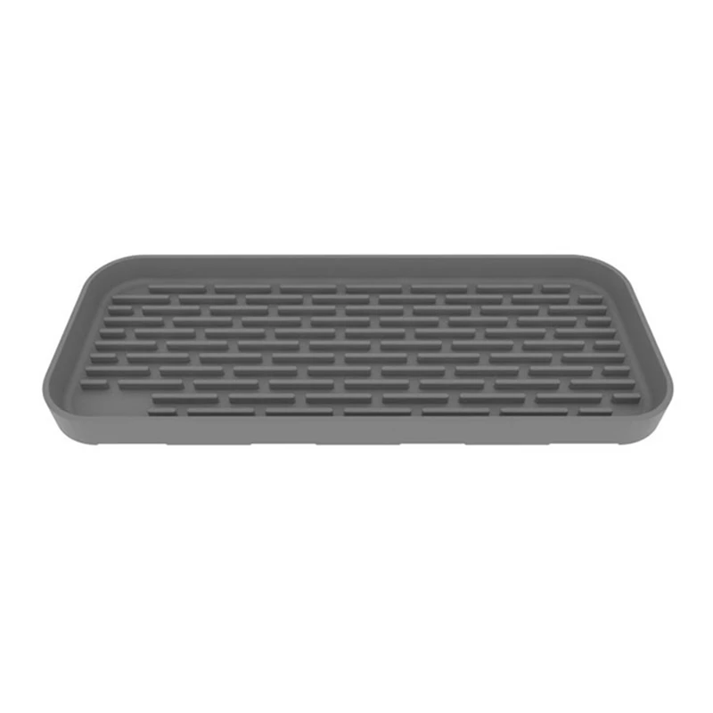 2 Pcs / Set Heat-Resistant And Non-Slip Silicone Mat Silicone Drying Mat For Kitchen, Cutlery