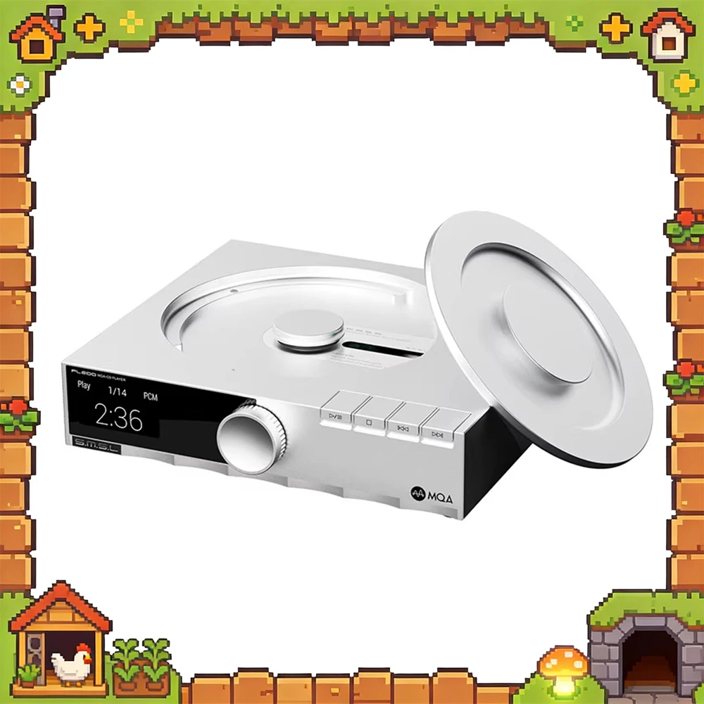 

SMSL PL200 Player с флагманским DAC-чипом AK4499EX, поддержка USB, 32-бит, 768 кГц, DSD512, MQA, полная поддержка декодирования, коаксиальный выход.