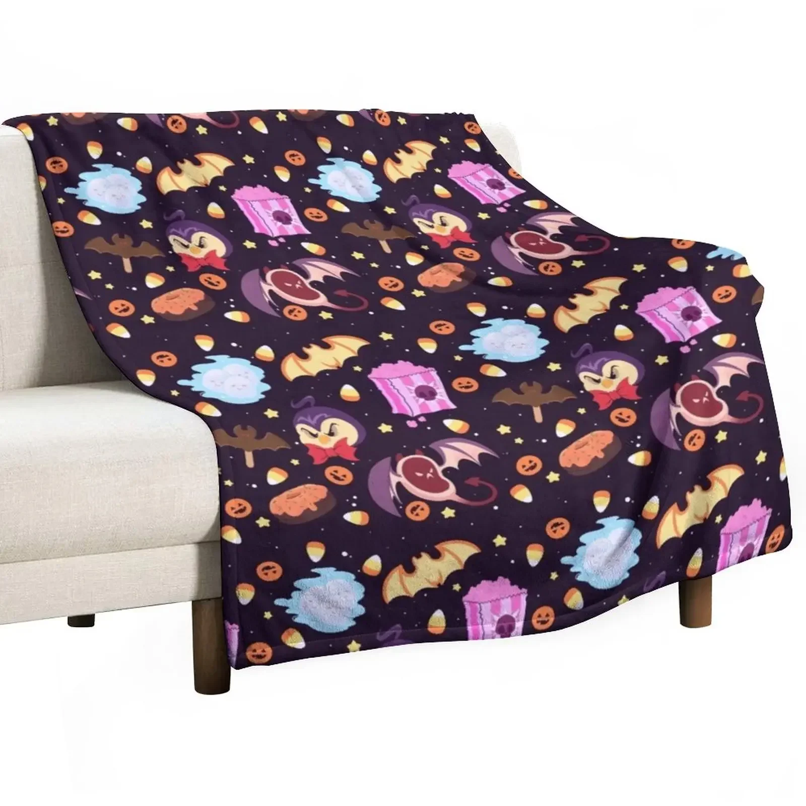 

Spooky Foods Throw Blanket Luxury Brand Decorative Sofa for babies Summer Blankets