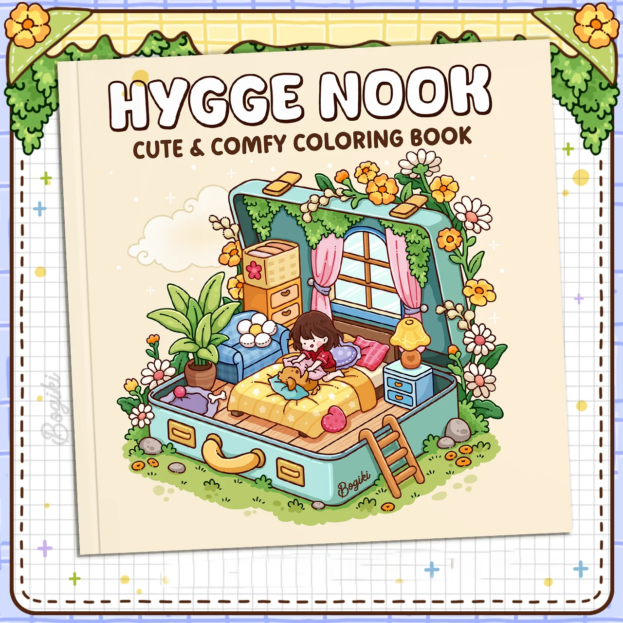 

HYGGE NOOK: Adults and Teens Coloring Books Featuring Comfortable Places and Corners Relaxation Gifts for Family and Friends