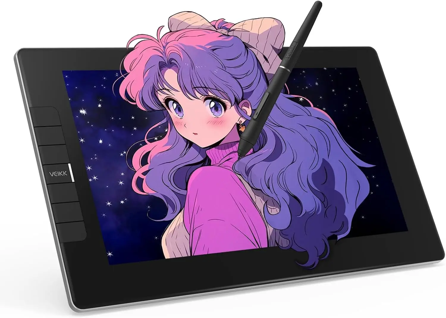 V2 Drawing Tablet with Screen,11.6-inch Full-Laminated Graphic Drawing Monitor,2 Battery-Free Pens with Tilt Function