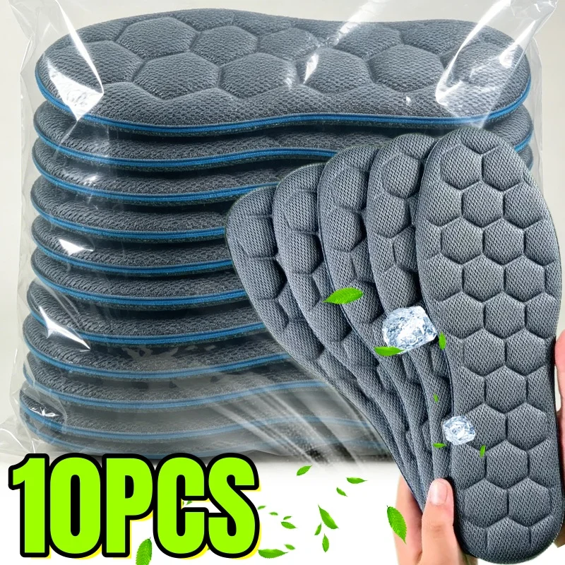 Unisex 5D Massage Insoles Super Soft Sports Shoes Insole for Feet Running Baskets Shoe Sole Arch Support Orthopedic Inserts