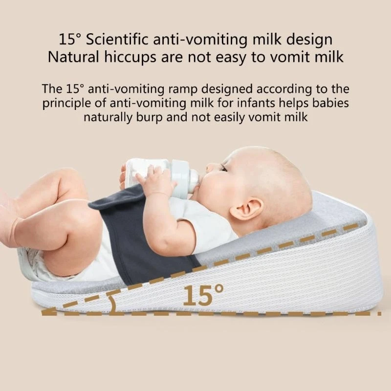 J15U Bantalan Lereng Ludah Bayi Praktis Bantalan Lereng Bayi Nyaman untuk Berbagai Pemberian Makan