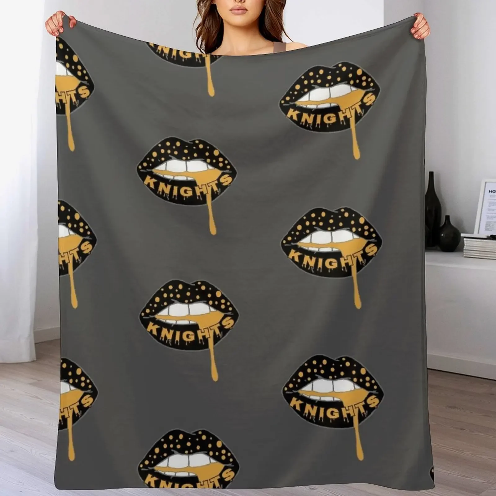 

UCF Knights Lips Throw Blanket Baby Sofa Throw Thermals For Travel Blankets