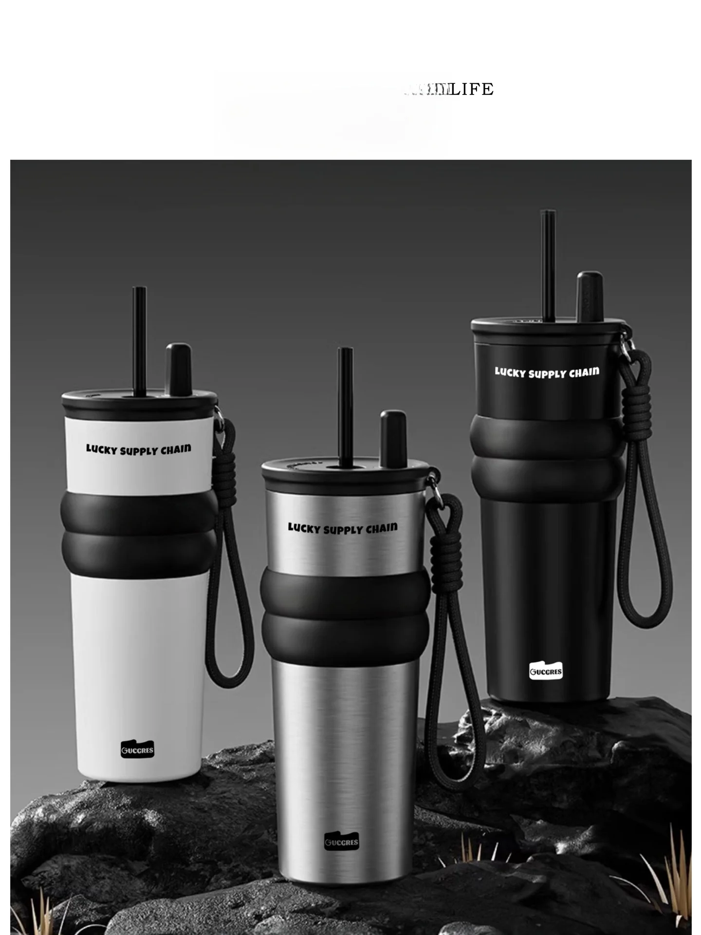 

Tlife Recall Cerc Insulated Water Bottle Portable St Cup Simple Design Car Carry-On High Aesthetic Value Inner Cerc