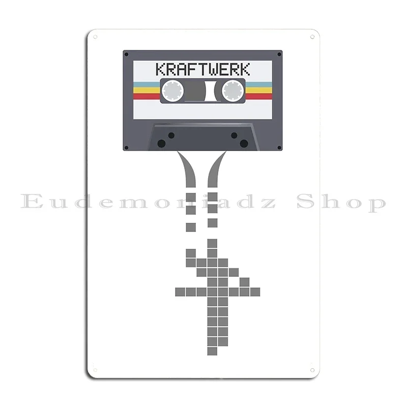 K Tape Metal Sign Garage Wall Cave Personalized Classic Wall Decor Tin Sign Poster