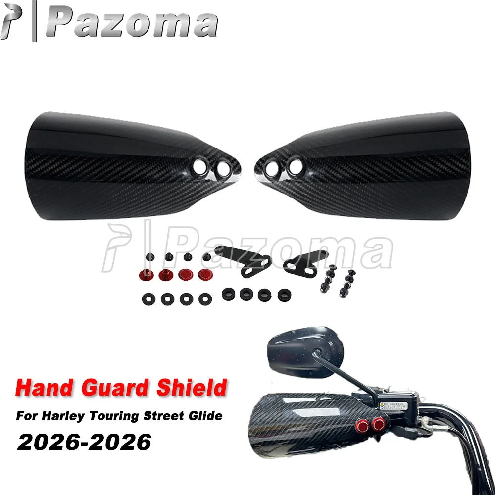 

Защита руля мотоцикла, защита рук, защита рук, щит для Harley Touring Street Glide Ultra FLHXU Paozoma 2025 2026