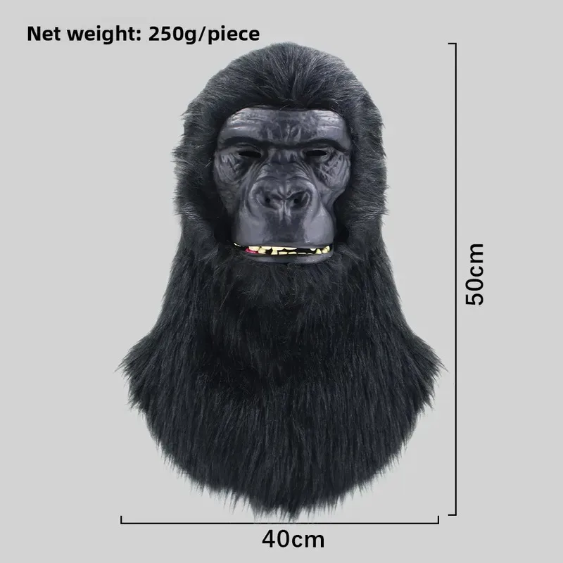 Plush Fox With Movable Mouth Full Head Dog Wolf Masks Realistic Animal Mask Halloween Party Cosplay Costume Props om[8