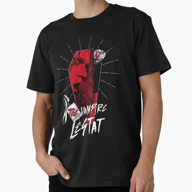 

The Vampire Lestat Tour Merch Dracula Scary halloween Gift T-Shirt Retro Horror Gothic Vampire Graphic Clothes All size Tops