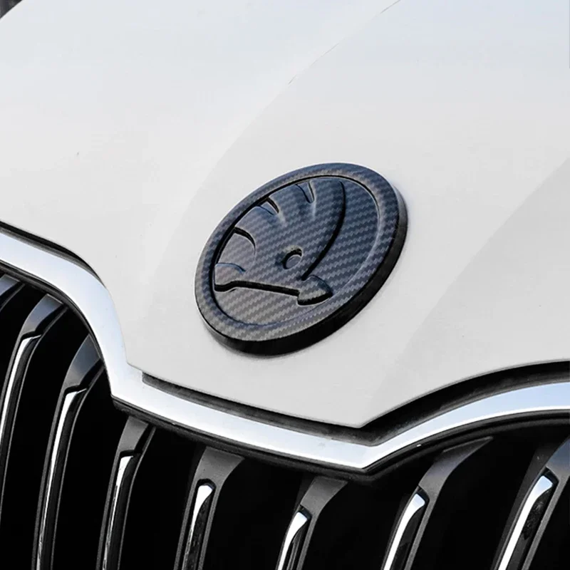Auto Motorhaube Frontgrill Heckklappe Emblem Logo Abzeichen Aufkleber für Skoda OCTAVIA RS FABIA KAMIQ KAROQ KODIAQ RAPID SCALA SUPERB – Detail 6