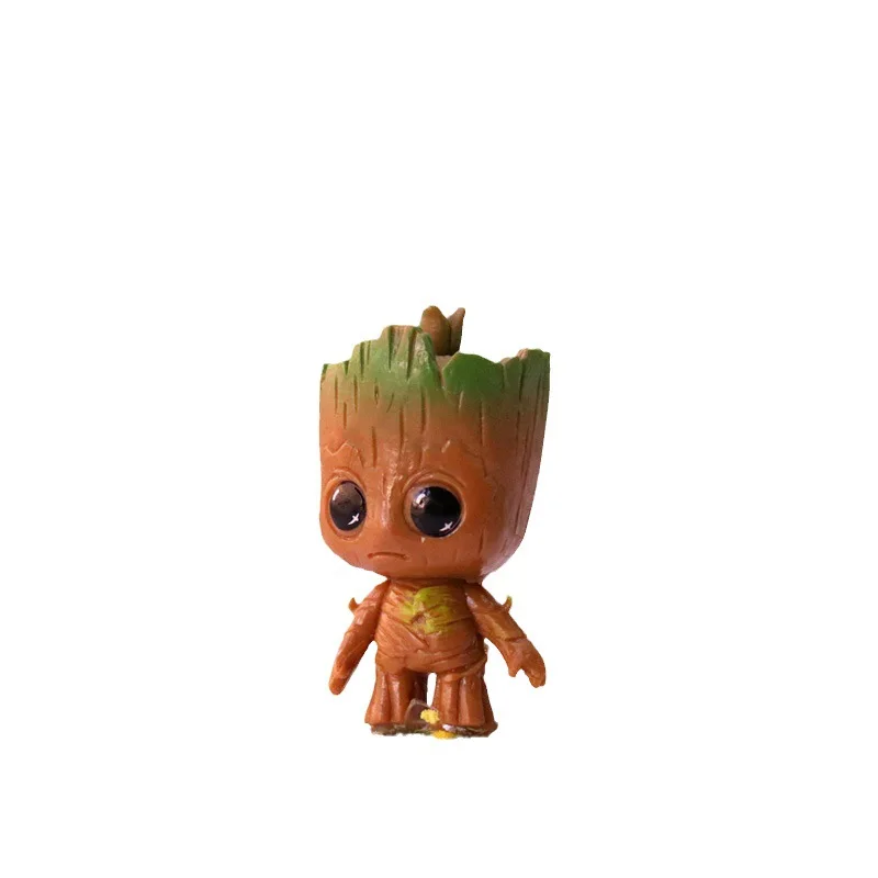 Marvel Guardians of The Galaxy Avengers Tiny groot Baby Tree Man Model Figure Toys, 4 unids/set