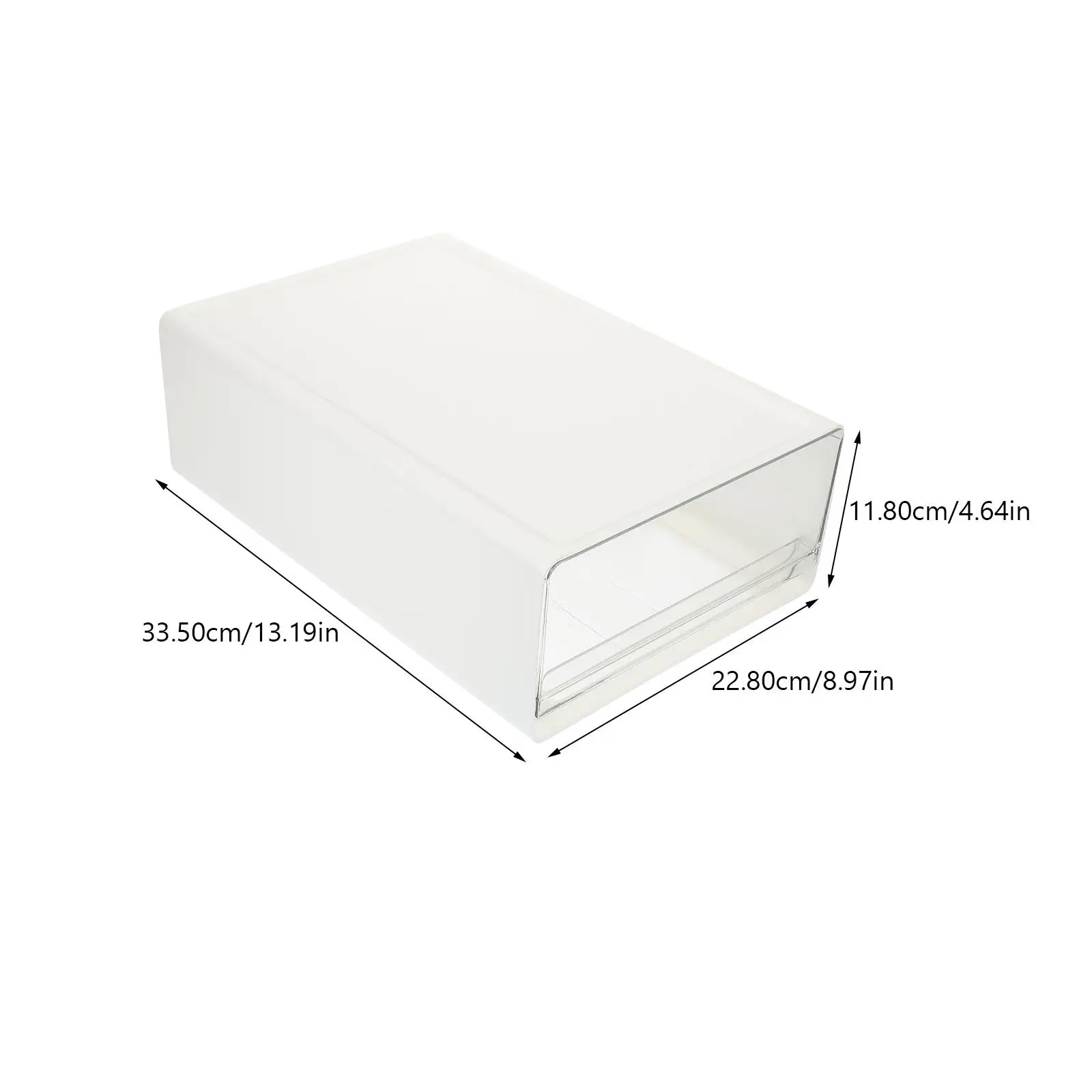 Desktop Drawer Storage Box Large Capacity Organizer Pet Material Pens Student Office Home Stackable Strong