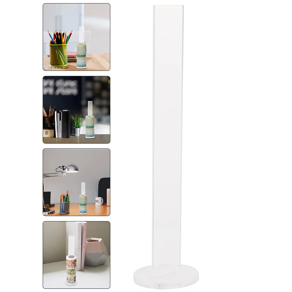 

Acrylic Racks for Washi Tapes Adhesive Tape Stand Transparent Support Shelf Easy to Clean and Disassemble Detachable Design