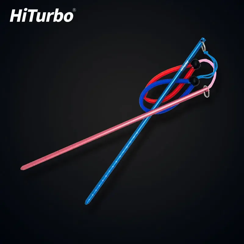 340MM Diving Solid Aluminum Alloy Tink Rod Bottle Knocker Underwater Indicator Probe Rod with Hand Rope Tink Rod 34CM