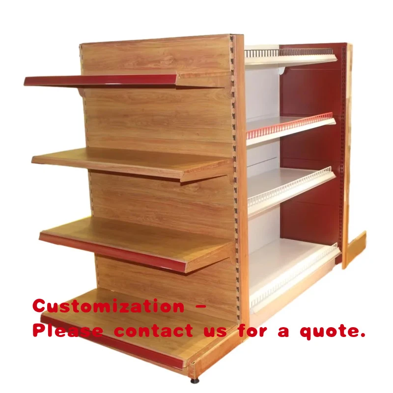 Precio de fábrica personalizado: Estanterías metálicas para tiendas de conveniencia, góndolas para supermercados, estanterías para tiendas de comestibles.