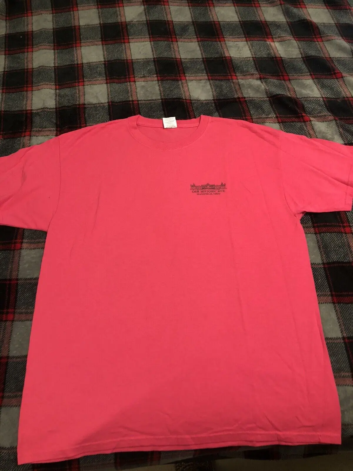 OSR Historic Sight Mansfield Prison T Shirt Pink Size XL