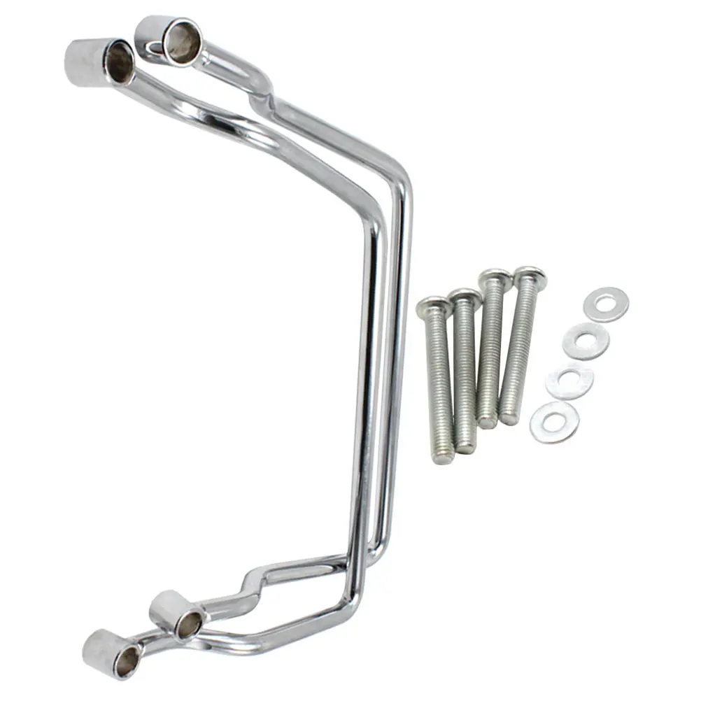 

Universal Motorcycle Saddlebag Support Brackets Sturdy Accessories Side Bag Mounts Durable Long Use Compatible