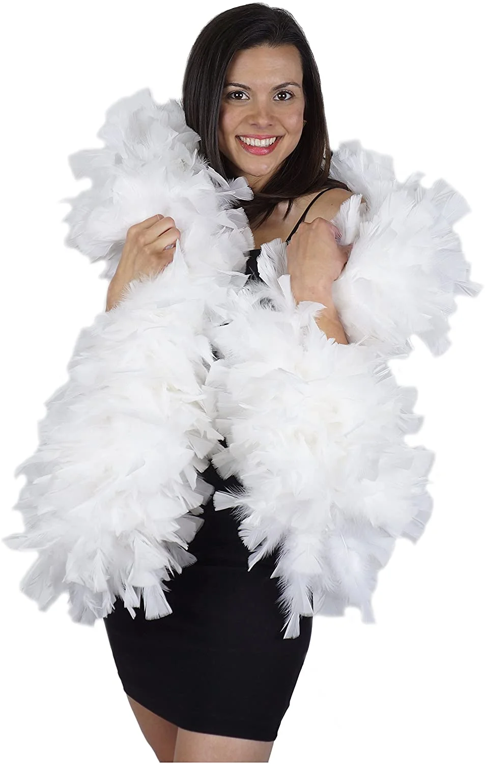 

200G White Natural Turkey Feather Boa Fluffy Turkey Plumes for Shawl Scarf Carnival Stage Decoration Accessories Crafts 2 Meters