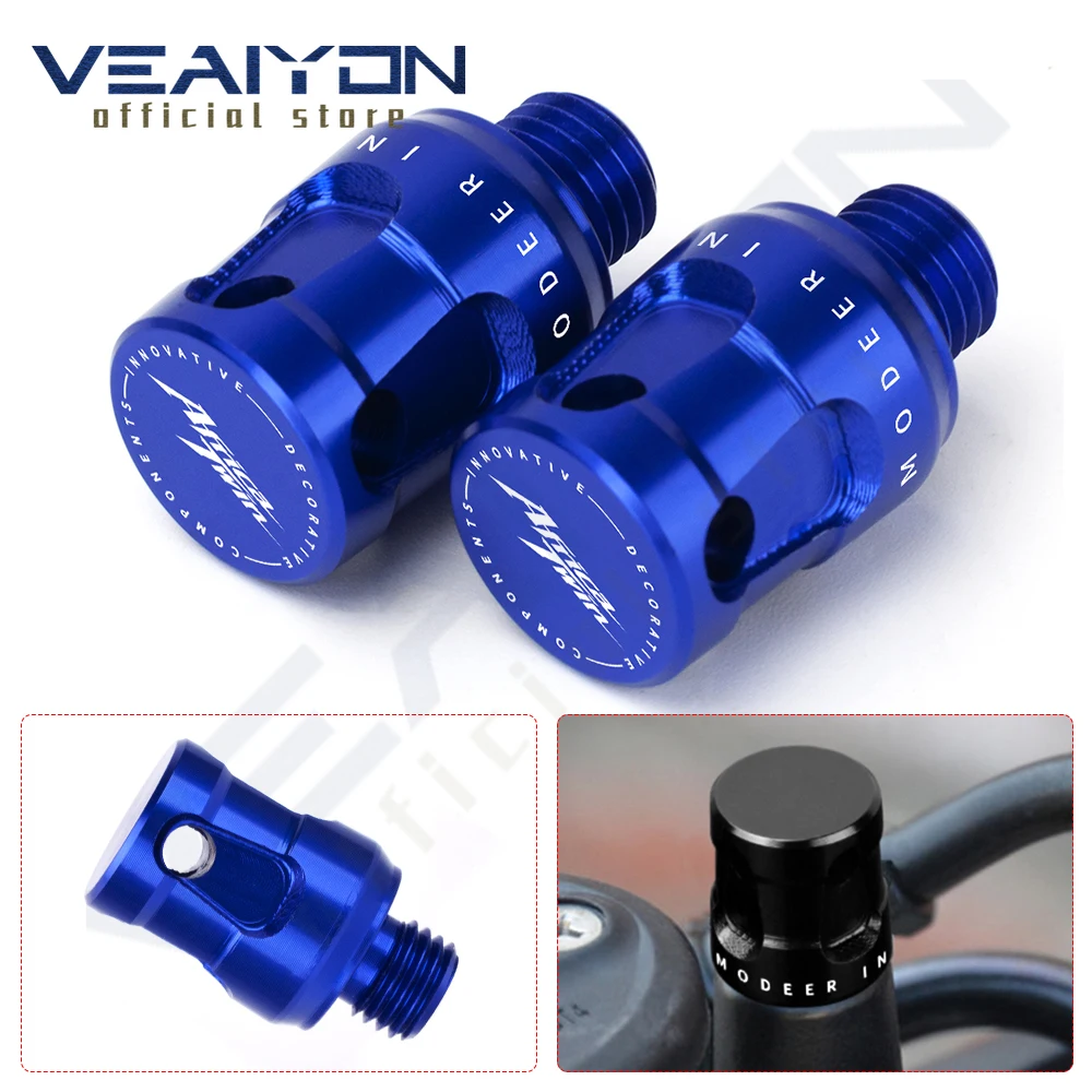 

For Africa Twin CRF1000L CRF1100L CRF 1000L Motorcycle Accessories CNC Aluminum Mirror Hole Plugs Screws Bolt M10*1.25