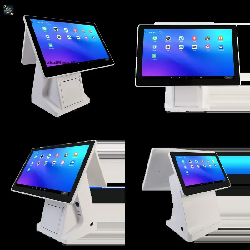 Winson Android All in One Touch Screen Point of Sale Pos System Cash Register with Qr Code Scanner 80mm Printer