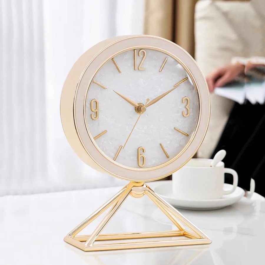 

Decorative Table Clocks Modern Living Room Mechanical Table Clocks Digital Bedrooms Girls Old Style Reloj Escritorio Home Decor