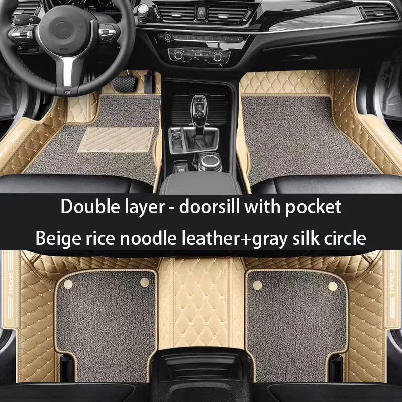 

YES high-quality PU leather car 3D foot mat suitable for FAW BESTUNE Xiaoma 2023-2026 wear-resistant customized car foot mat