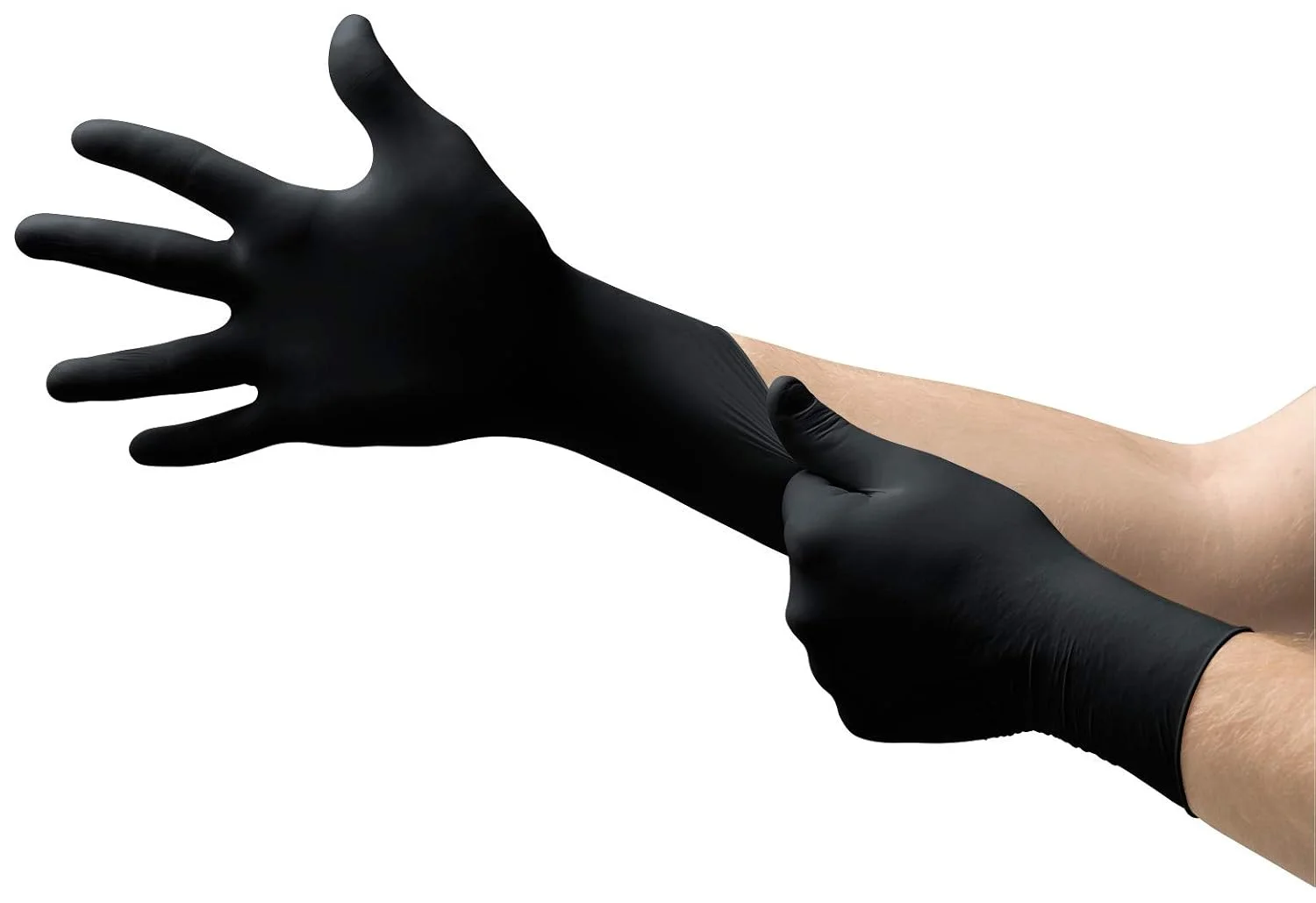 

100PCS Nitrile Disposable Gloves Housework Kitchen Cleaning Gloves Hair Dye Gloves Mechanic Tattoo Work Gloves Latex Powder Free